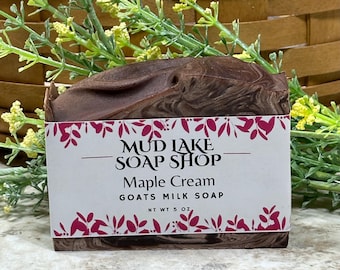 Maple Cream Goats Milk Soap