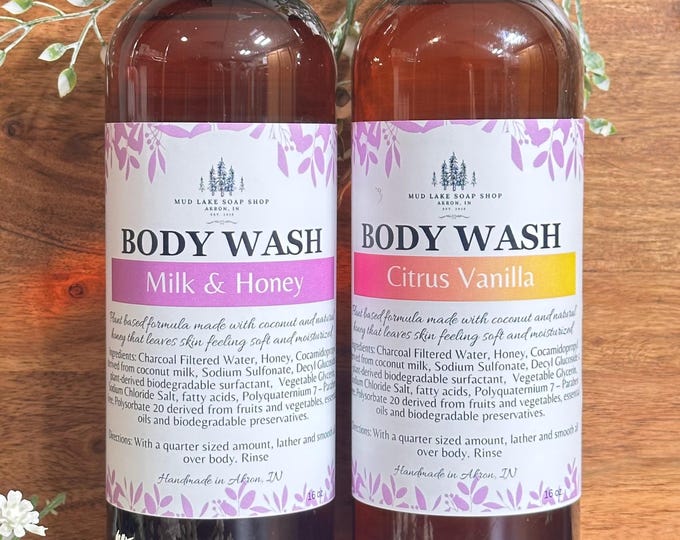 Body Wash - Various Scents