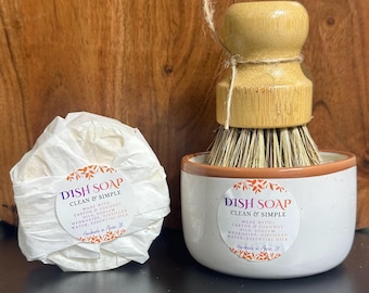 Solid Dish Soap Bar — Eco‑Friendly, Powerful & Long‑Lasting
