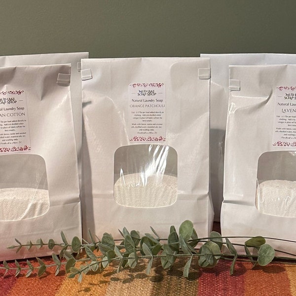 Natural Laundry Soap ~ Various Scents