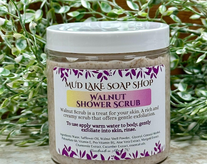 Walnut Body Scrub — Creamy, Exfoliating & Skin‑Softening