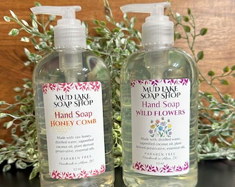 Castille Hand Soap — Gentle, Fresh & Eco‑Friendly, Various Scents