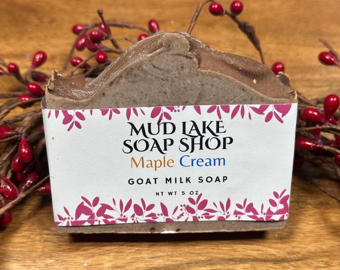 Maple Cream Goats Milk Soap