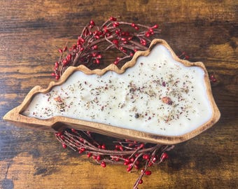 Kentucky Wood Bowl Candle
