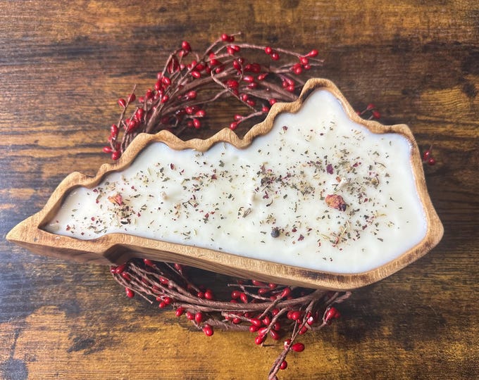 Kentucky Wood Bowl Candle