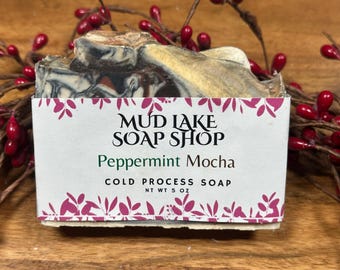 Peppermint Mocha Soap Cozy, Minty & Perfectly Indulgent