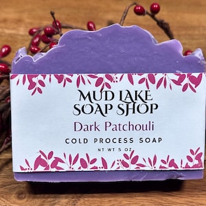 Dark Patchouli Soap — Deep, Earthy & Beautifully Aged