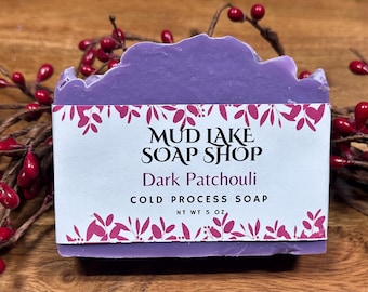 Dark Patchouli Soap — Deep, Earthy & Beautifully Aged
