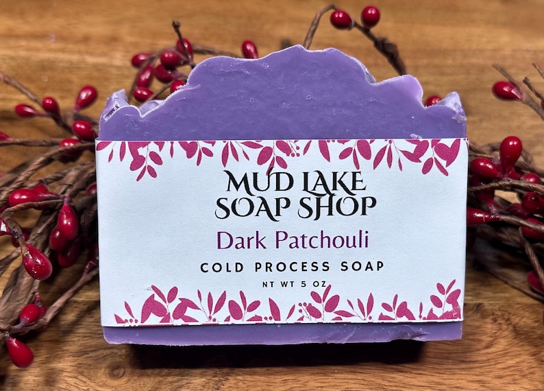 Dark Patchouli Soap — Deep, Earthy & Beautifully Aged image 1