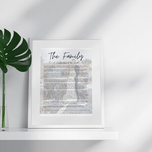 Custom Family Proclamation