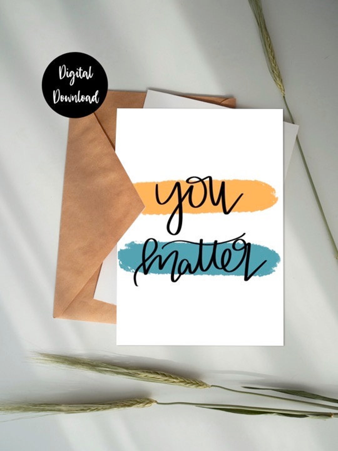 You Matter Card - Etsy