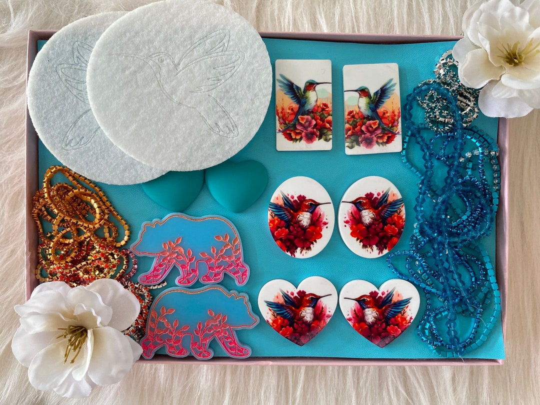 Beading Box Bling Box Beading Set Cabs Cabochons Banding Etsy