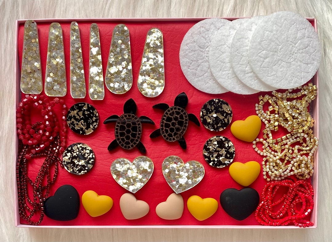 Beading Box, Bling Box, Beading Set, Cabs Cabochons, Banding, Backing