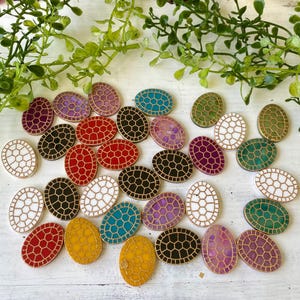 Indigenous earring components, Turtle Shell Earring blanks, Native Inspired Jewelry Making Supplies image 8