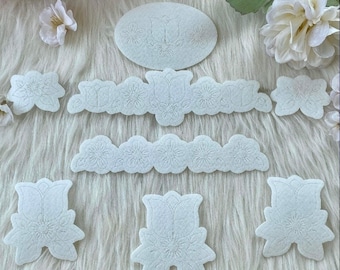 Floral Beading Pattern, Felt Regalia Design