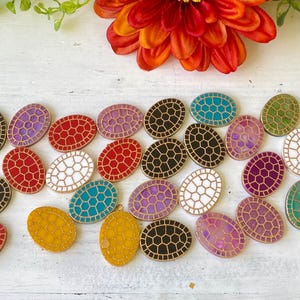 Indigenous earring components, Turtle Shell Earring blanks, Native Inspired Jewelry Making Supplies image 7