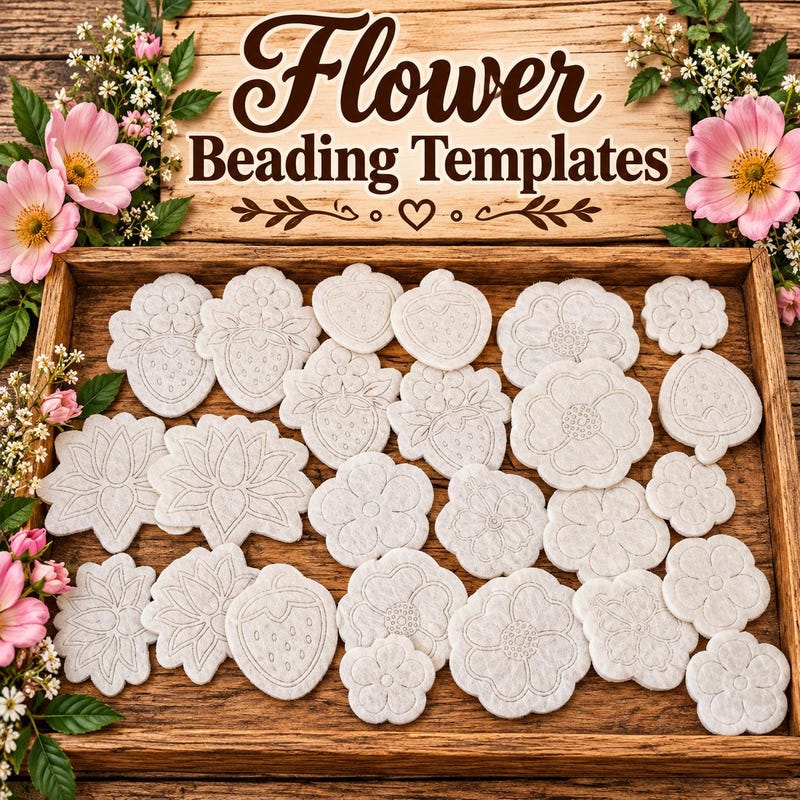 Flat Beading Patterns - Etsy