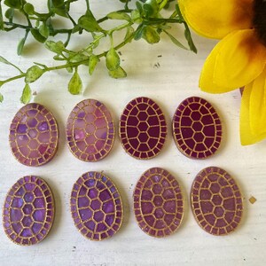 Indigenous earring components, Turtle Shell Earring blanks, Native Inspired Jewelry Making Supplies image 11