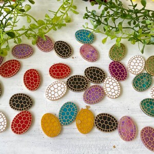 Indigenous earring components, Turtle Shell Earring blanks, Native Inspired Jewelry Making Supplies image 9