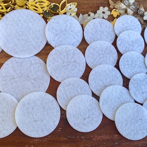 Interface 71 Beading Pattern: Native Beading Supplies- felt flower design