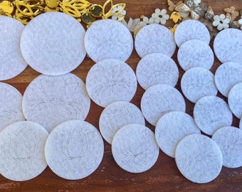 Interface 71 Beading Pattern: Native Beading Supplies- felt flower design