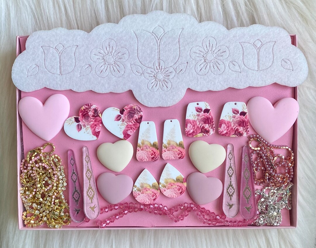 Beading Box Bling Box Beading Set Cabs Cabochons Banding Etsy