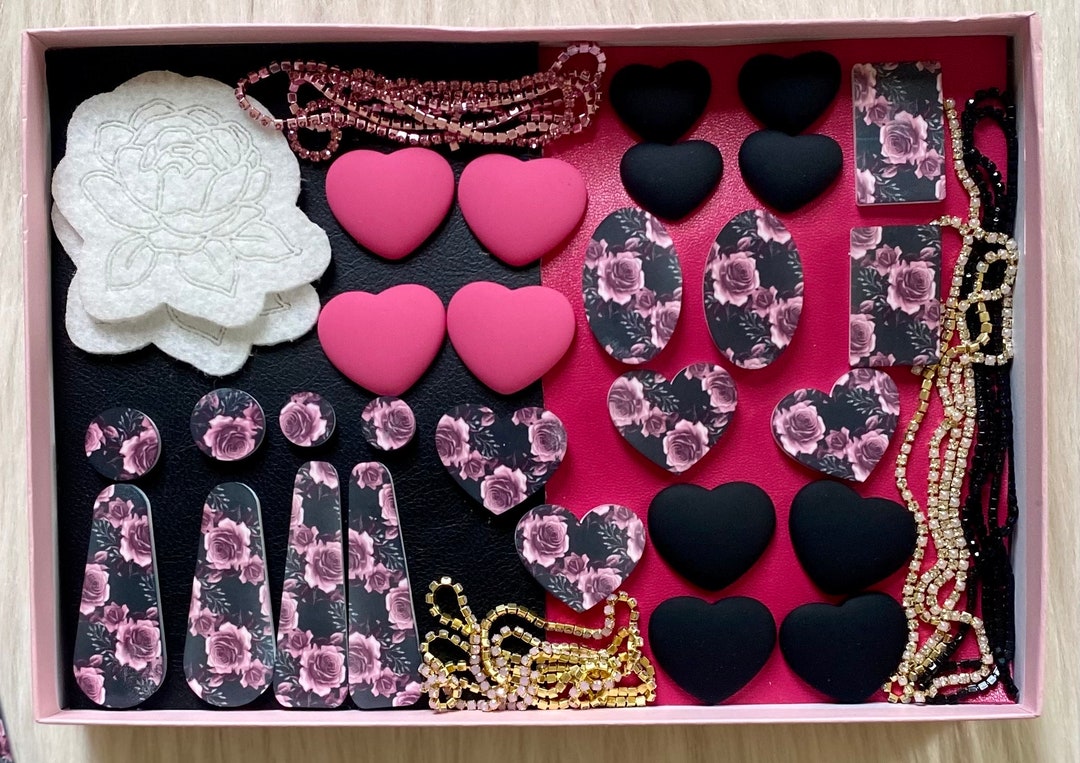 Beading Box Bling Box Beading Set Cabs Cabochons Banding Etsy