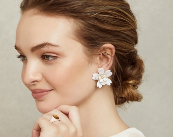 Floral Stud Earring