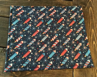 Patriotic vinyl project bag