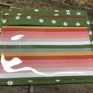 Bolsa de proyecto frontal de vinilo.