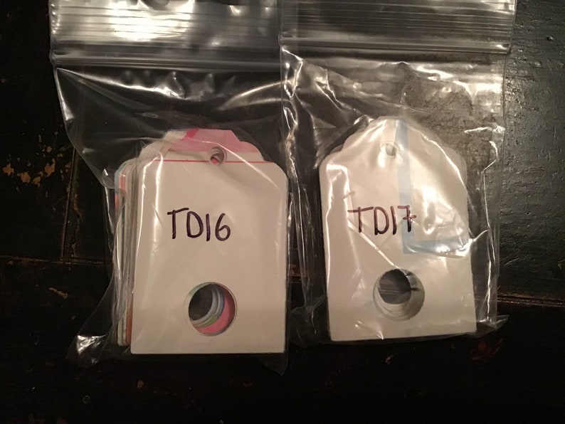 48 floss cards with ring