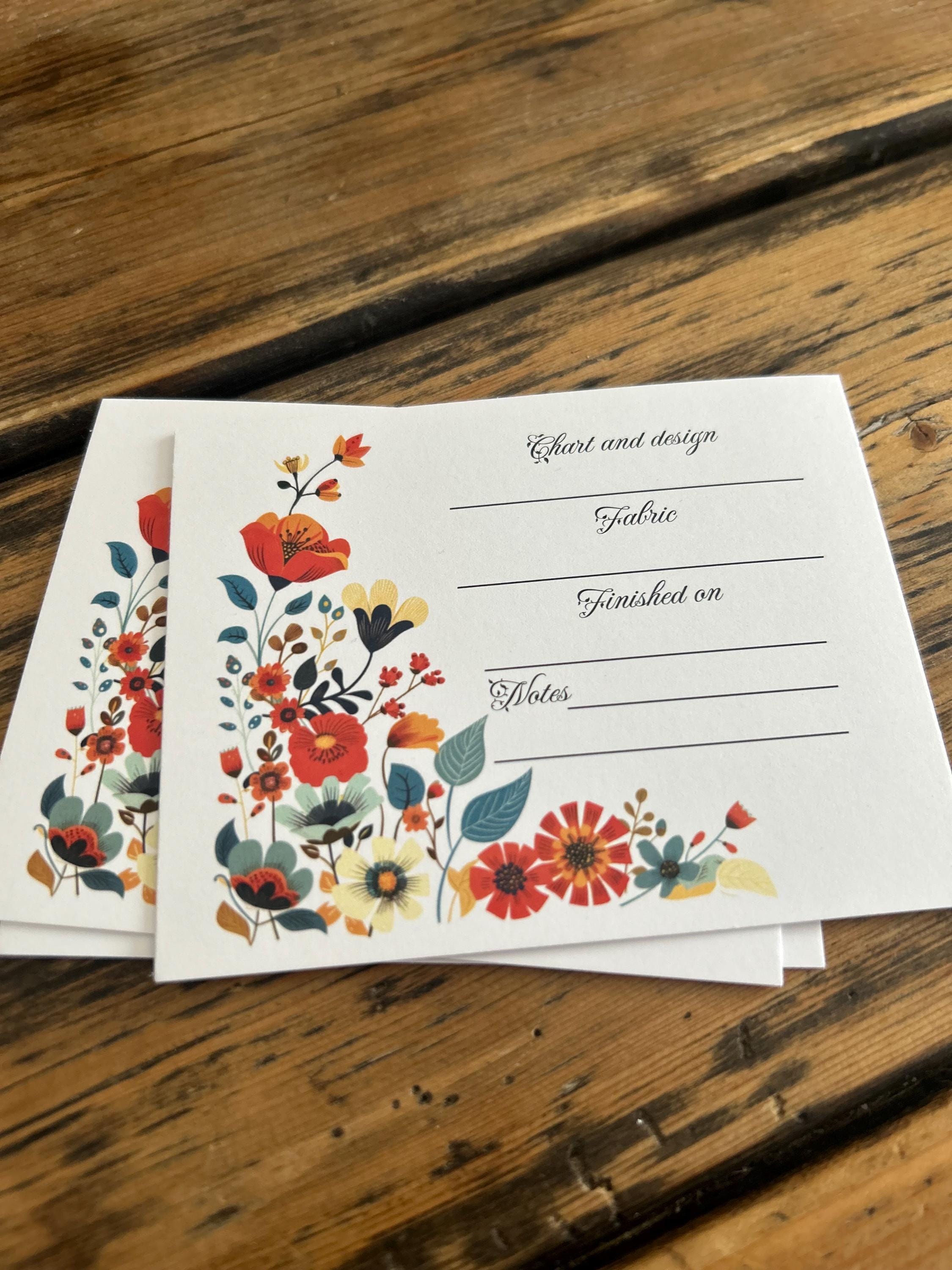 Sampler Cards - Etsy