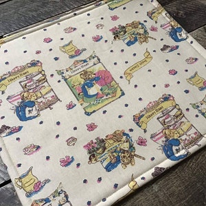 Busy mice vinyl front project bag