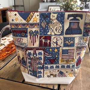 knitting project bag
