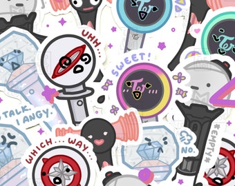 Kpop lightstick fanart sticker | BTS bangtan sticker | Seventeen SVT sticker | Stray Kids SKZ Sticker | Twice Sticker | Blackpink Sticker