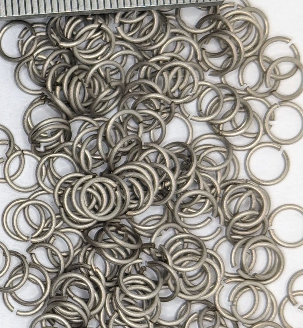 11mm Large Silver Jump Rings, Textured Jump Ring, Jump Rings, 10 Rings,  PW-3002 -  Norway