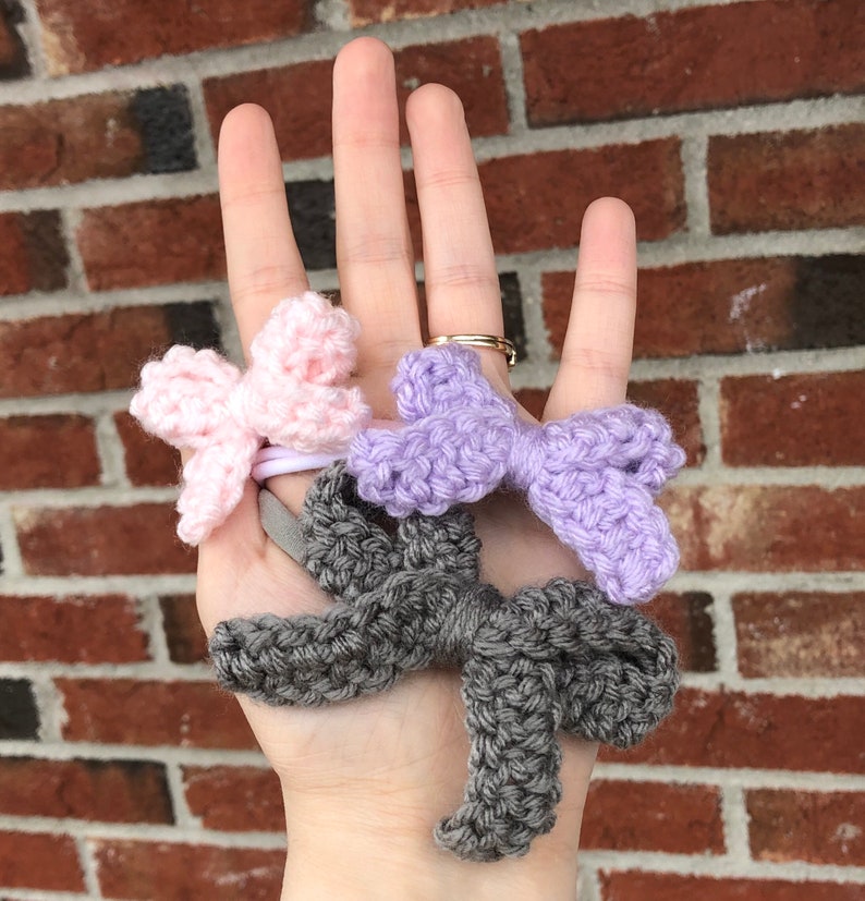 Grace Bow Headband Set Crocheted Bows