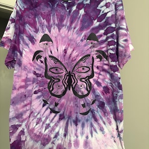 Butterfly mushroom t shirt | READY TO SHIP music festival merch