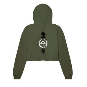 Of The Trees Cropped Hoodie | Of The Trees edm music festival merch