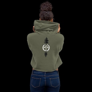 Of The Trees Cropped Hoodie | EDM Musikfestival Merch