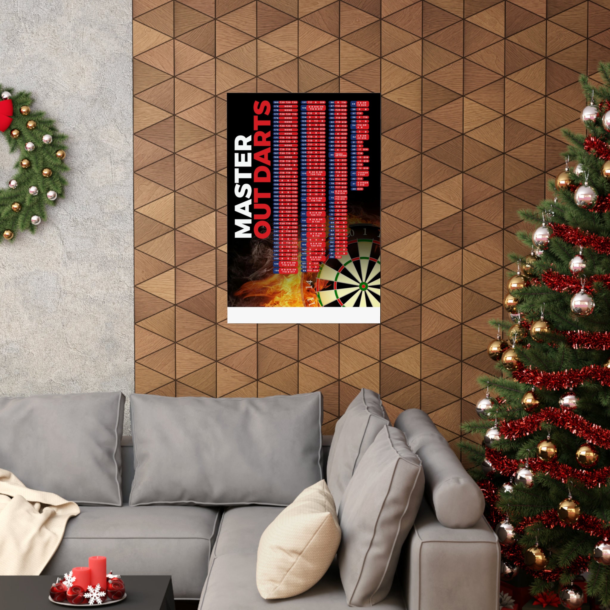 Master Out Dart Poster Etsy