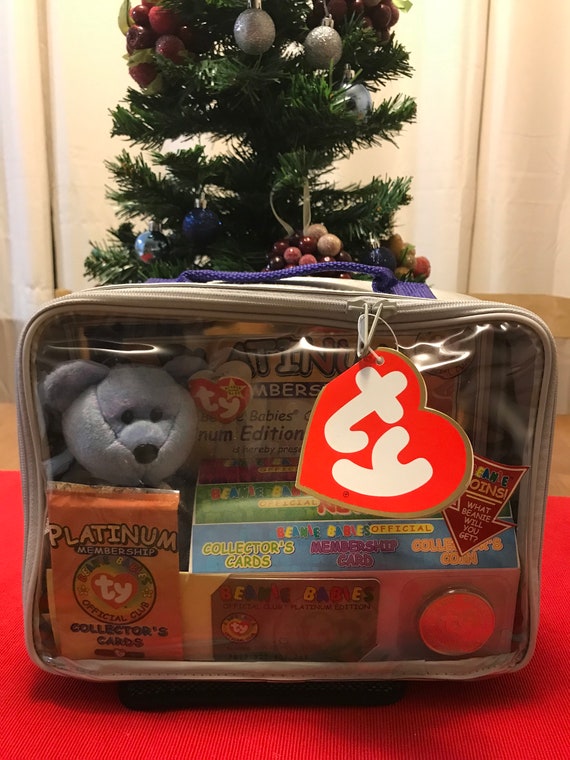 Beanie Baby Platinum Club Membership Kit Ty 1999 Etsy