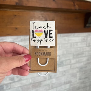 Jumbo Planner Clip, Paper Clip Bookmark, Gift for Teacher, Book Lover