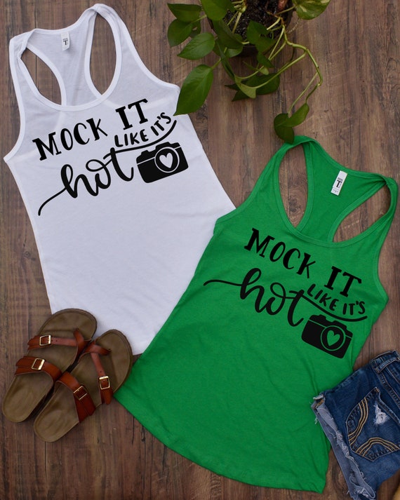 Bachelorette Mock Up Tank Tops Green And White Next Level Etsy