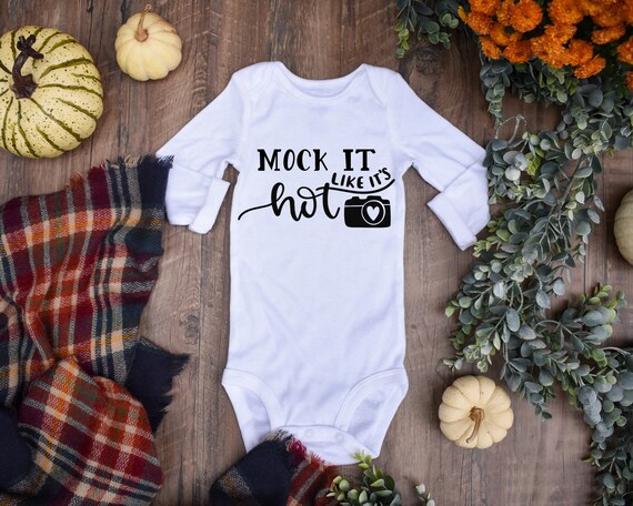 White Body Suit Flat Lay Fall Themed Digital Download Long Etsy