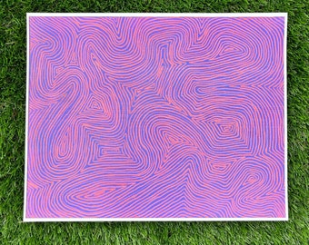 Wiggly Wall Art Print