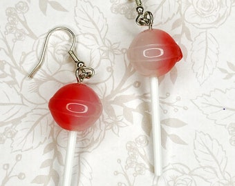 Lollipop Dangle Earrings | novelty candy lolly fun cute