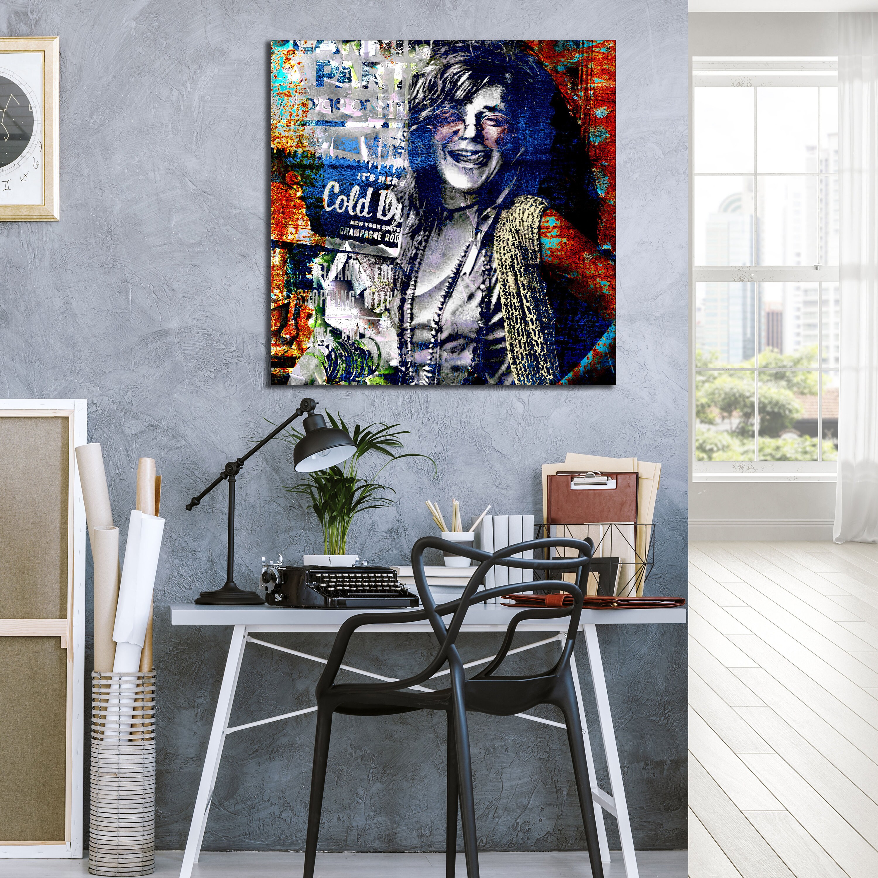 Janis Joplin Wall Art Framed Canvas Print - Various Sizes - Etsy