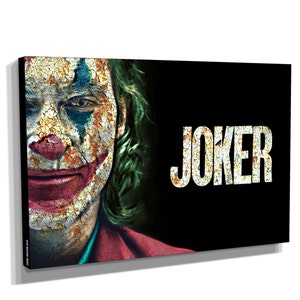 Joker Canvas Print Framed | Various Sizes | Limited Edition | Pop Style Art