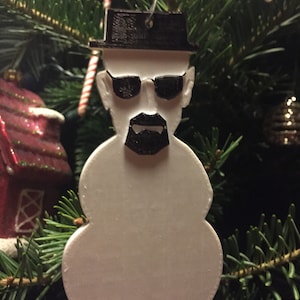 Walter White The Snowman Christmas Tree Ornament Heisenberg The Snowman Breaking Bad Bryan Cranston El Camino